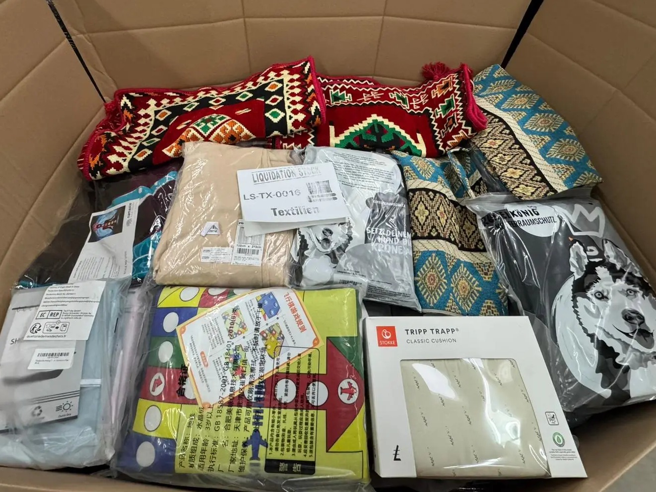 Textiles, Cushions, Game Mat, Clothing and more