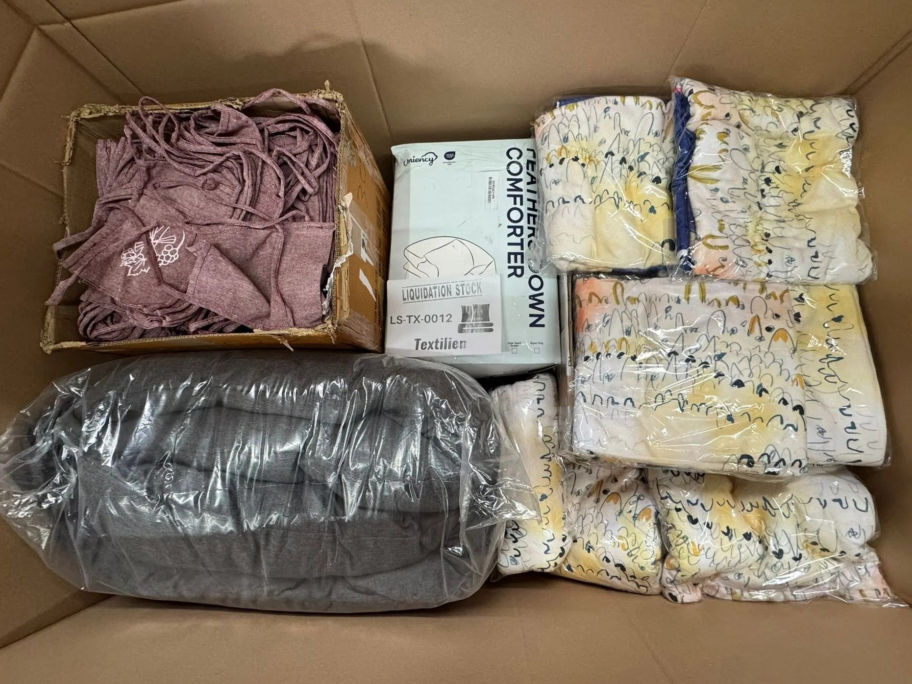Comforter, Face Masks, Blankets and more