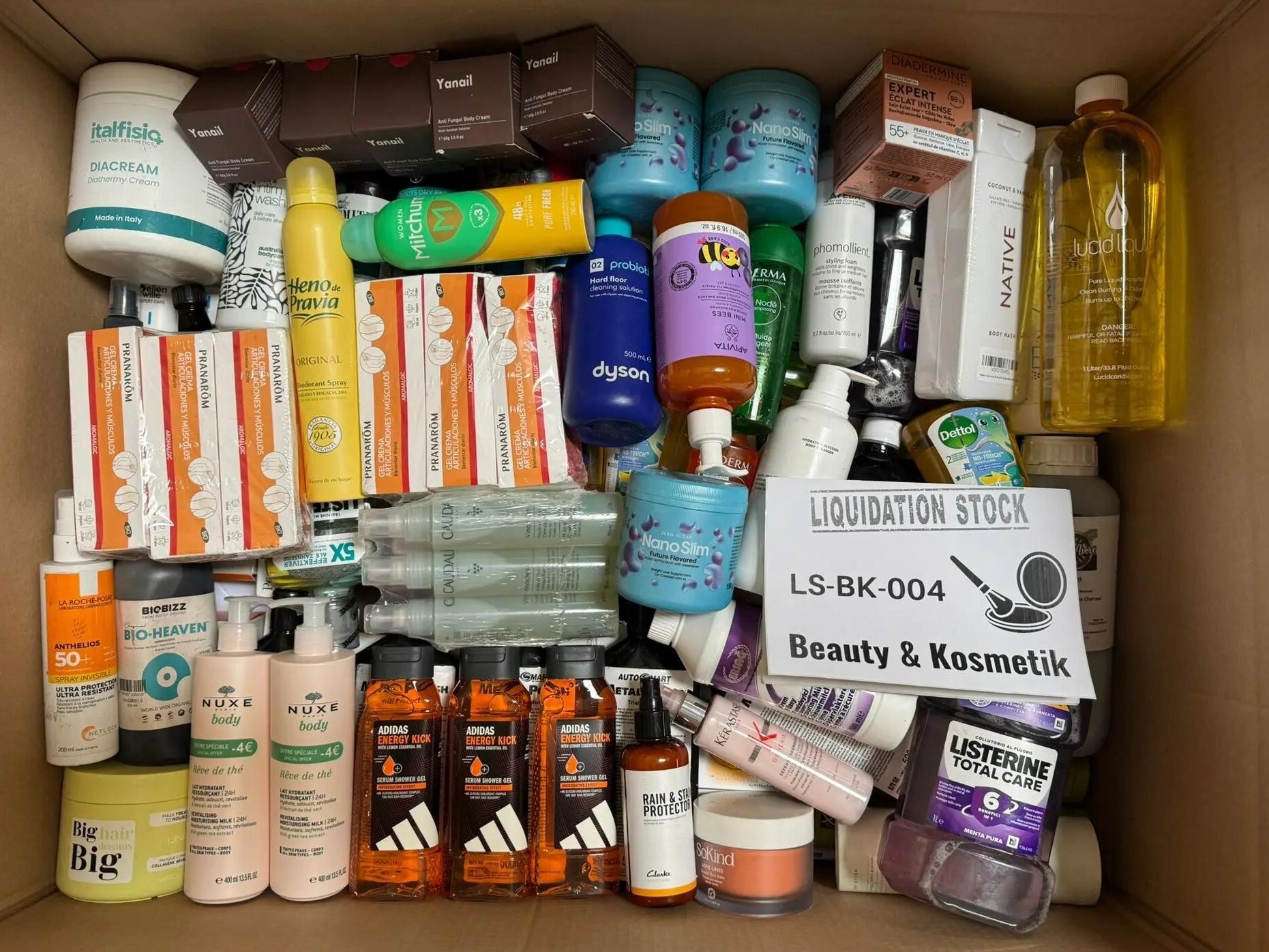 Listerine Mouthwash, Apivita Shampoo, Nuxe Body Lotion, Pranarom Soap, Biobizz Nutrients, Native Body Wash, Vanali Creams, Digrain Expert, Garnier Deodorant, Mitchum Deodorant, Dandydill Way Shampoo, Faith in Nature Shampoo and more