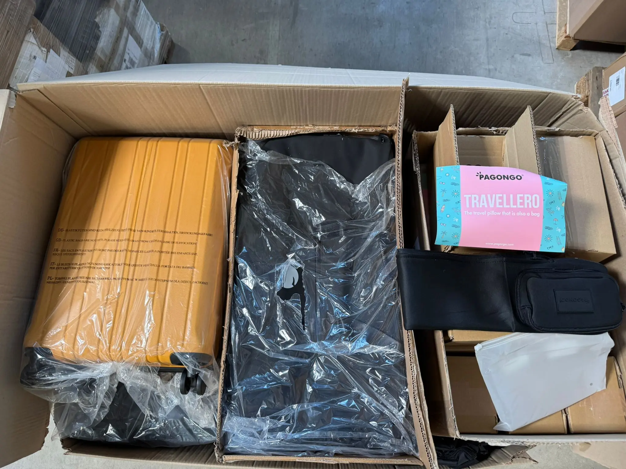 Pagongo Travellero, Suitcases, Waist Bags and more